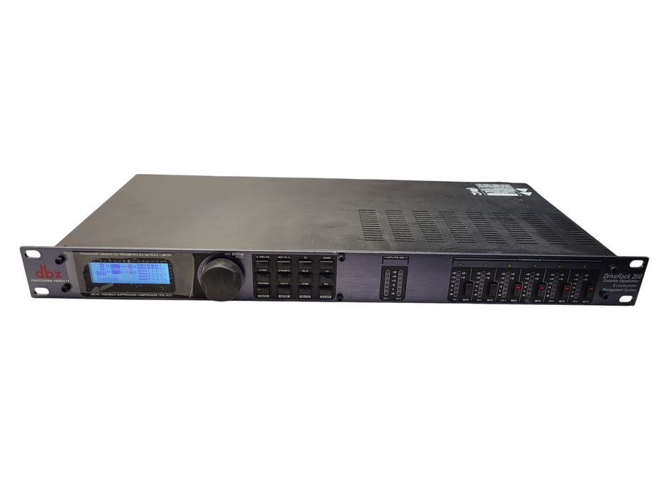 DBX DriveRack 260 Loudspeaker Management System - 2 x 6 - GEQ and Parametric EQ $