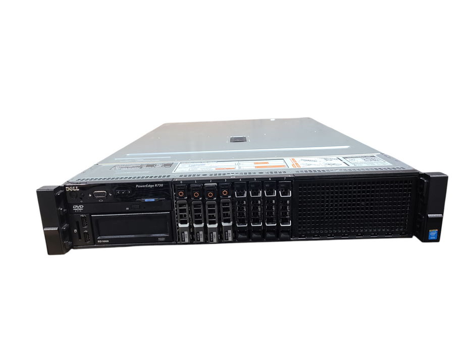 Dell PowerEdge R730 - 2x Xeon E5-2620 v3, 32GB DDR4, H330 Mini, 2x 750W PSU