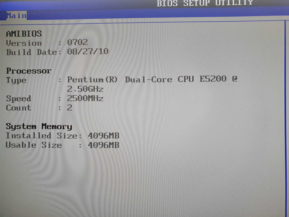 Vintage Seanix TCO Series Pentium E5200 2.50GHz 4GB RAM - No HDD