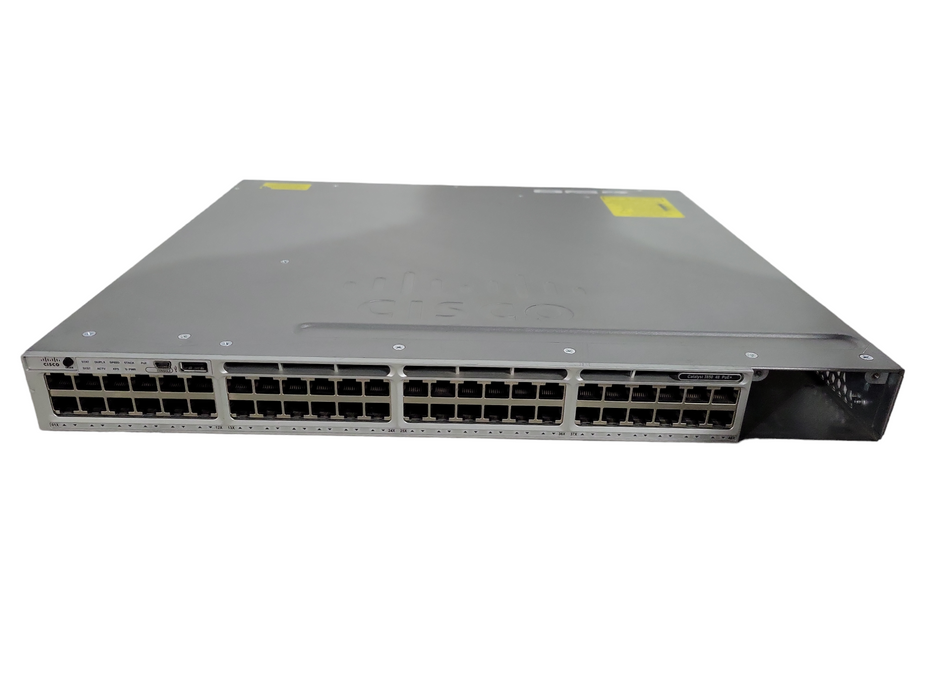 Cisco WS-C3850-48F-S | 48-Port Gigabit PoE+ Switch | 1x 1100W PSU Q!