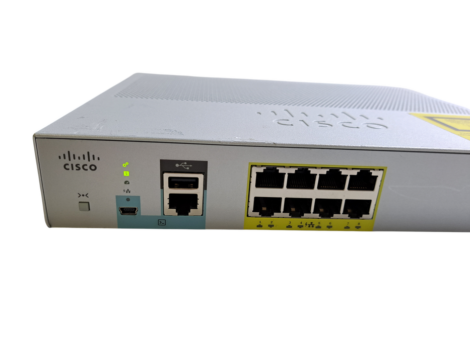 Cisco WS-C2960L-8PS-LL | 8-Port Gigabit PoE+ 2x SFP Silent Managed Switch