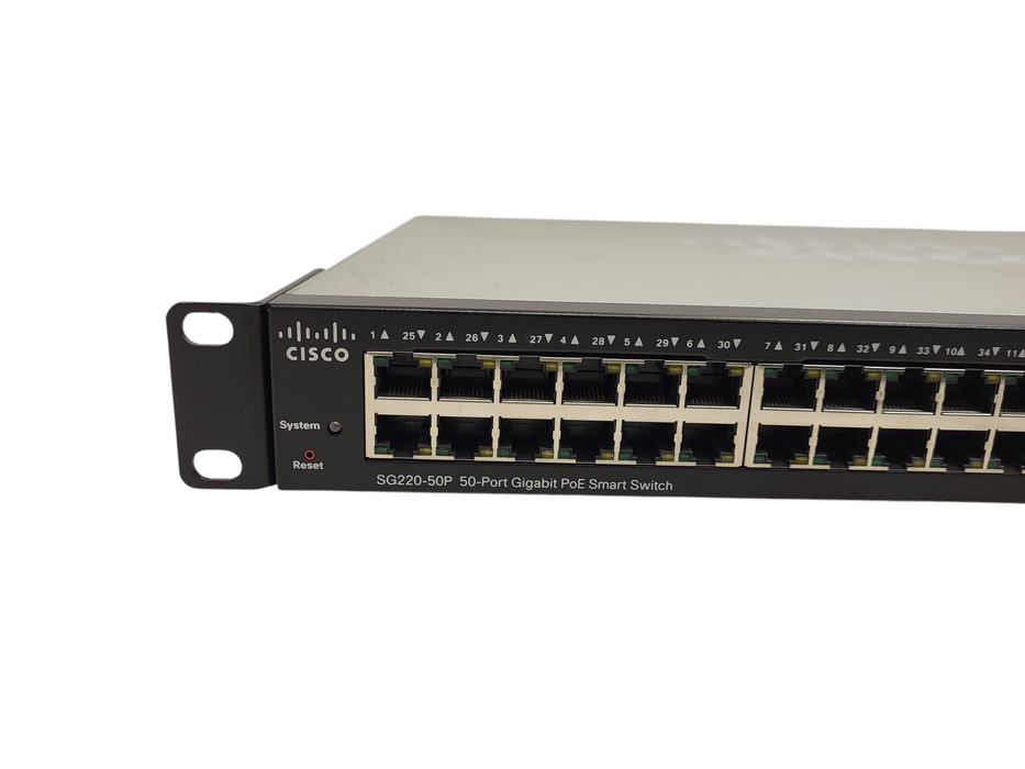 Cisco SG220-50P 50-Port Gigabit PoE Smart Network Ethernet Switch SG220-50P $
