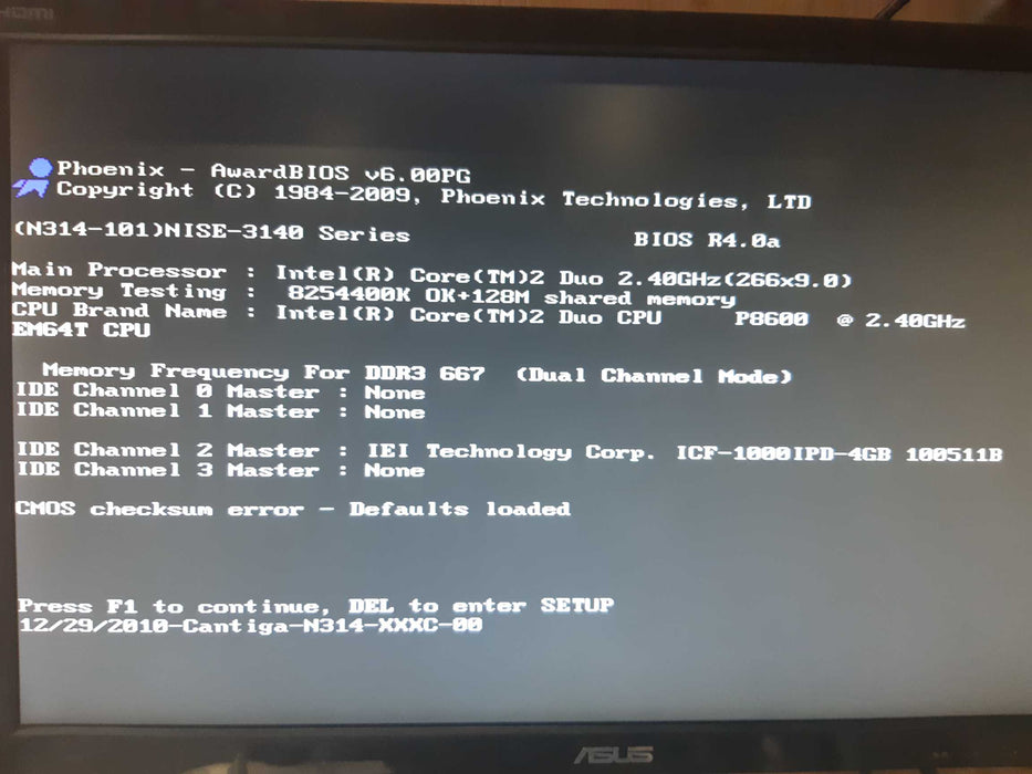NISE3140 Fanless PC, NO adapter, used working, 256GB 2.5" SSD. 8GB DDR3