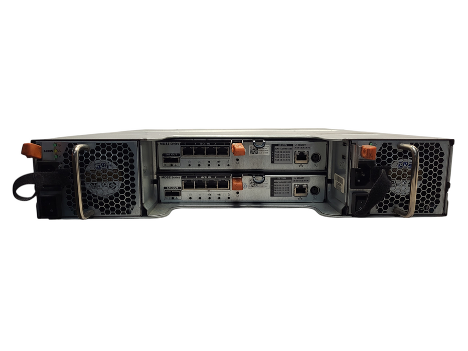 DELL PowerVault MD1200 E03J Storage Array w/  iSCSI 4-Port Controller Module Dell P/N: 0770D8 $