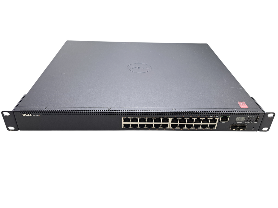 Dell N2024P | 24-Port Gigabit PoE+ Managed Switch w/ 2x 10G SFP+