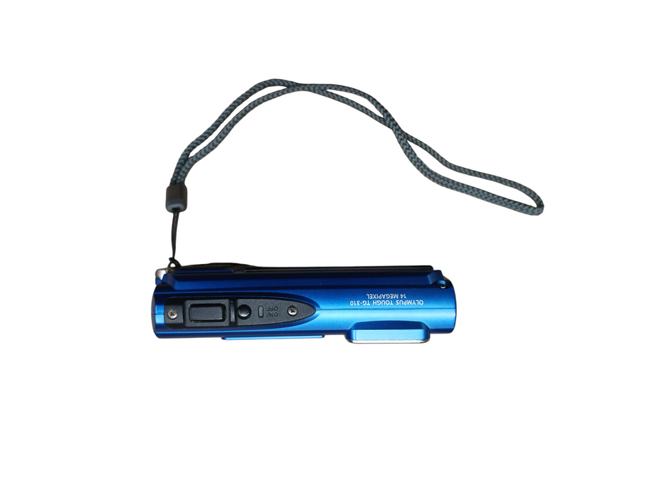 Olympus Tough TG-310 14.0MP Digital Camera Blue Q