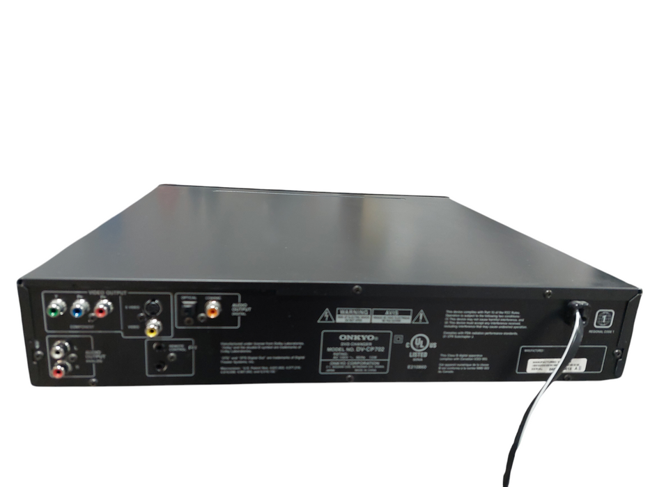 ONKYO DVD Changer May 2006 Model: DV-CP702 No remote  =