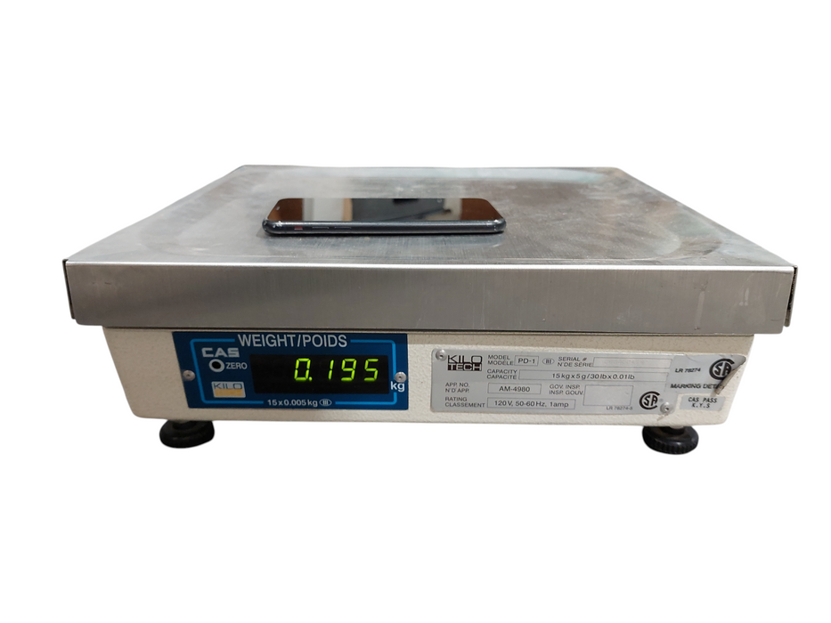 Kilo Tech Scale Model: PD-1  App No: AM-4980 15KG Capacity  =