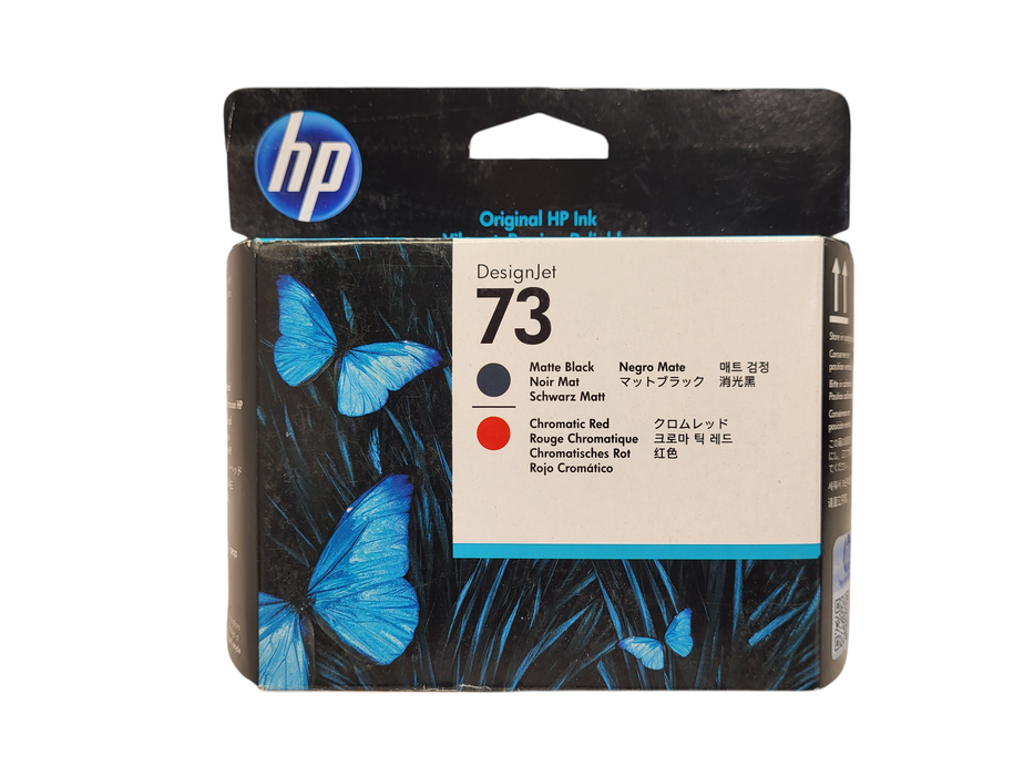 HP 73 Design Jet Matte Black & Chromatic Red (CD949A) Q$