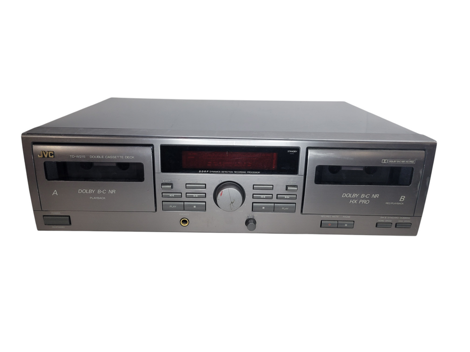 JVC Double Cassette Deck TD-W215 %
