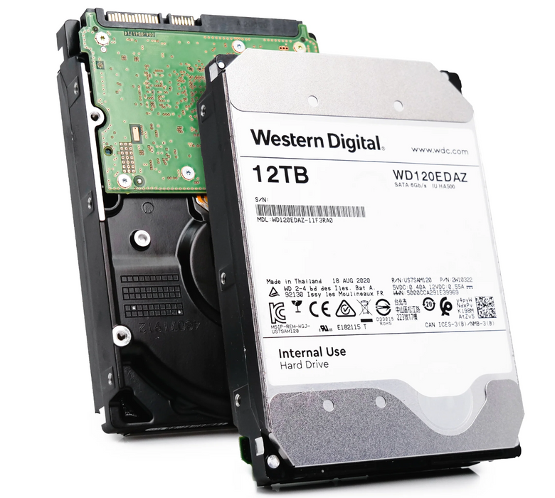 12TB WD Ultrastar DC HC520 SATA HDD 3.5” 7200RPM 12Gb/s HUH721212ALE600