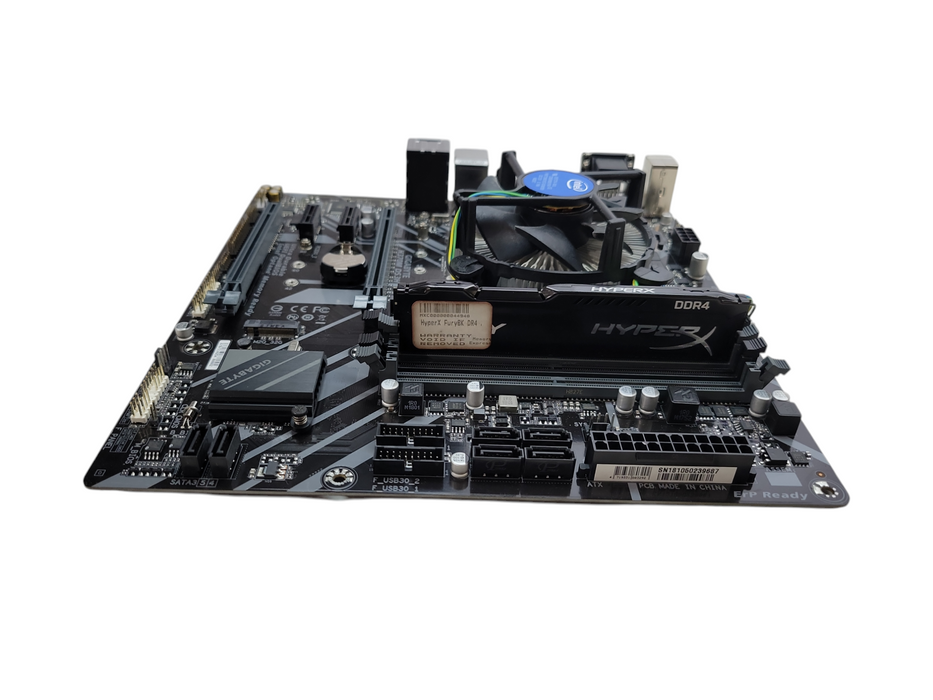 Intel Core i5-8400 Gigabyte H370M DS3H 16GB DDR4 + I/O Plate %