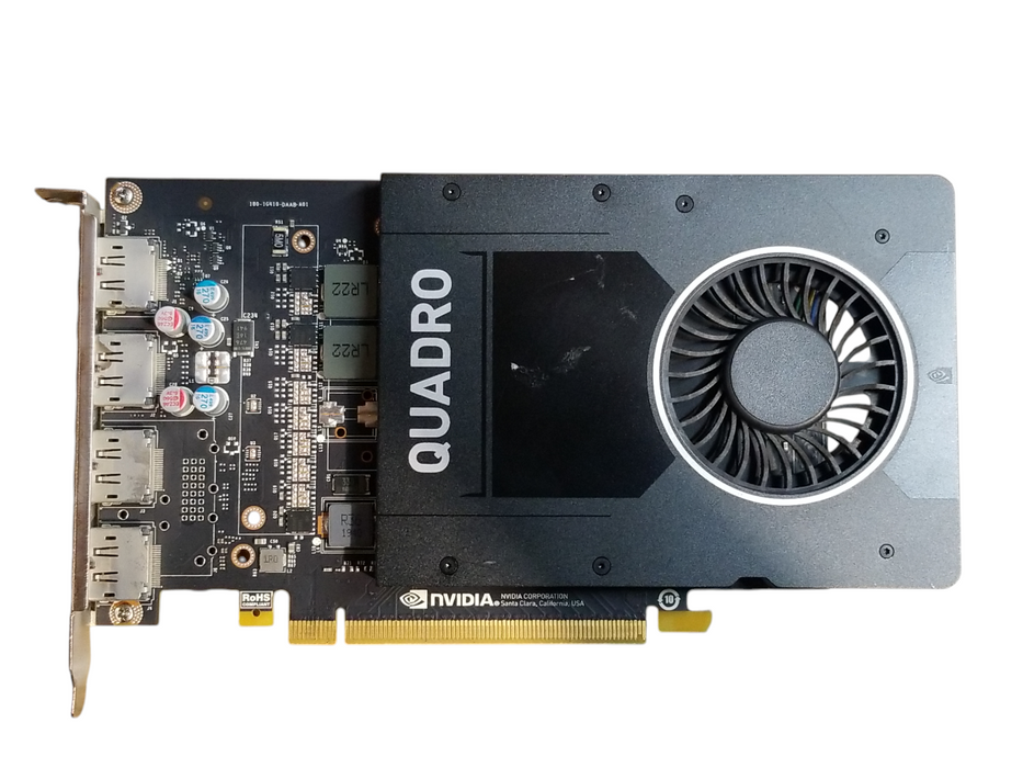 NVIDIA Quadro P2000 5GB GDDR5 - Graphics Card 4x DisplayPort Q