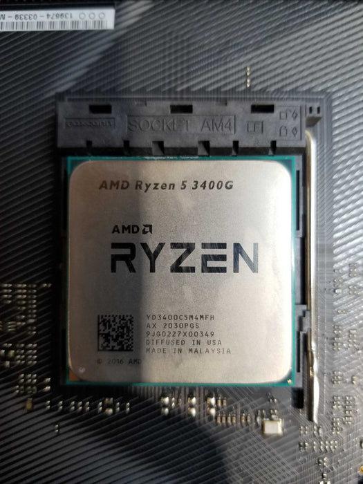 Asus STRIX B350-F Gaming Motherboard with AMD Ryzen 5 3400G [For Parts]