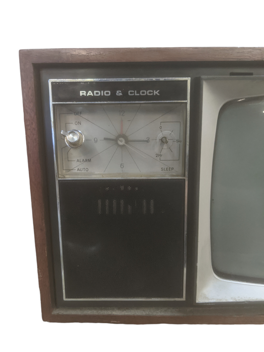 Vintage Sears Solid State TV/RADIO/CLOCK | M/N: 13907 | *READ*