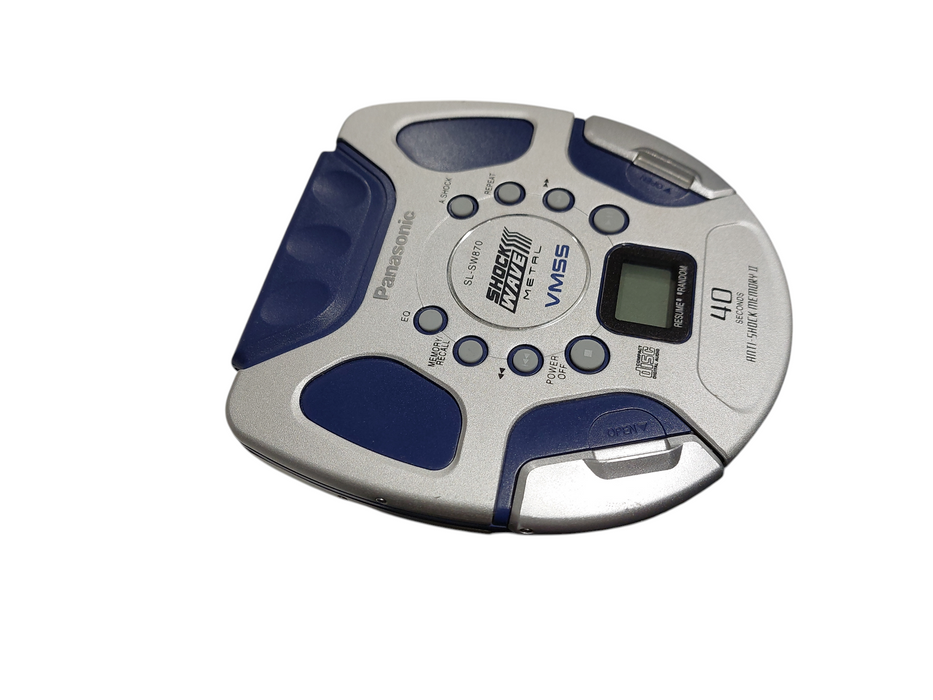 Panasonic SL-SW870 Shock Wave VMSS Portable CD Player =