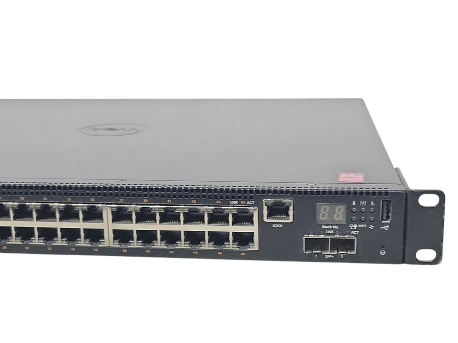 Dell N2048P 48 Port Gigabit PoE with 2x 10 GbE SFP+ Network Switch _
