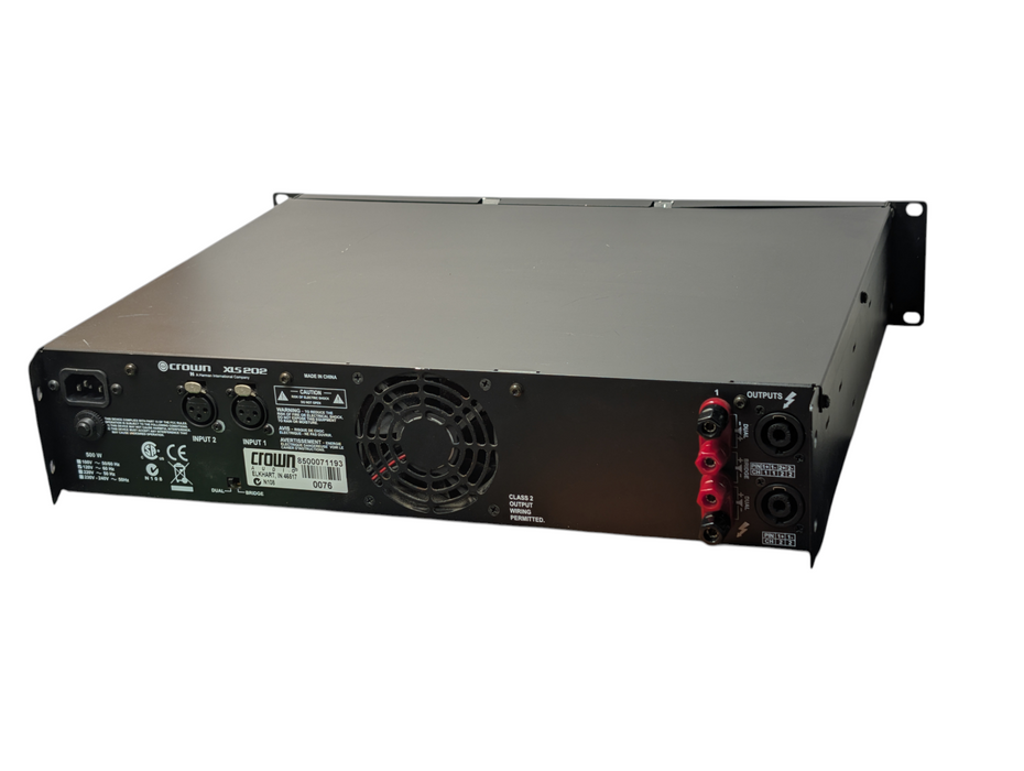 CROWN XLS 202 2 Channel Stereo Professional Power Amplifier  -