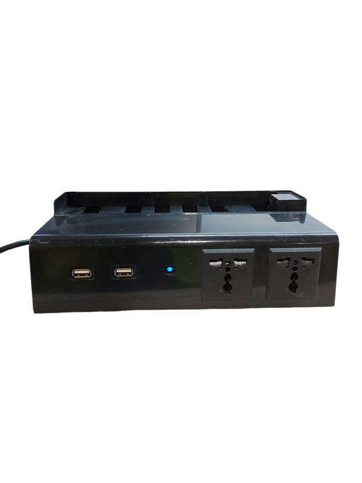 ChargeTech Power Strip Charging Station CS6-BLACK - Read Description