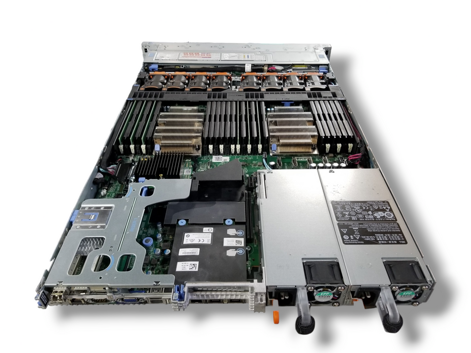 Dell PE R640 | 2x Xeon Silver 4114 @2.20GHz 96GB DDR4 PERC H330 Mini 2x495W
