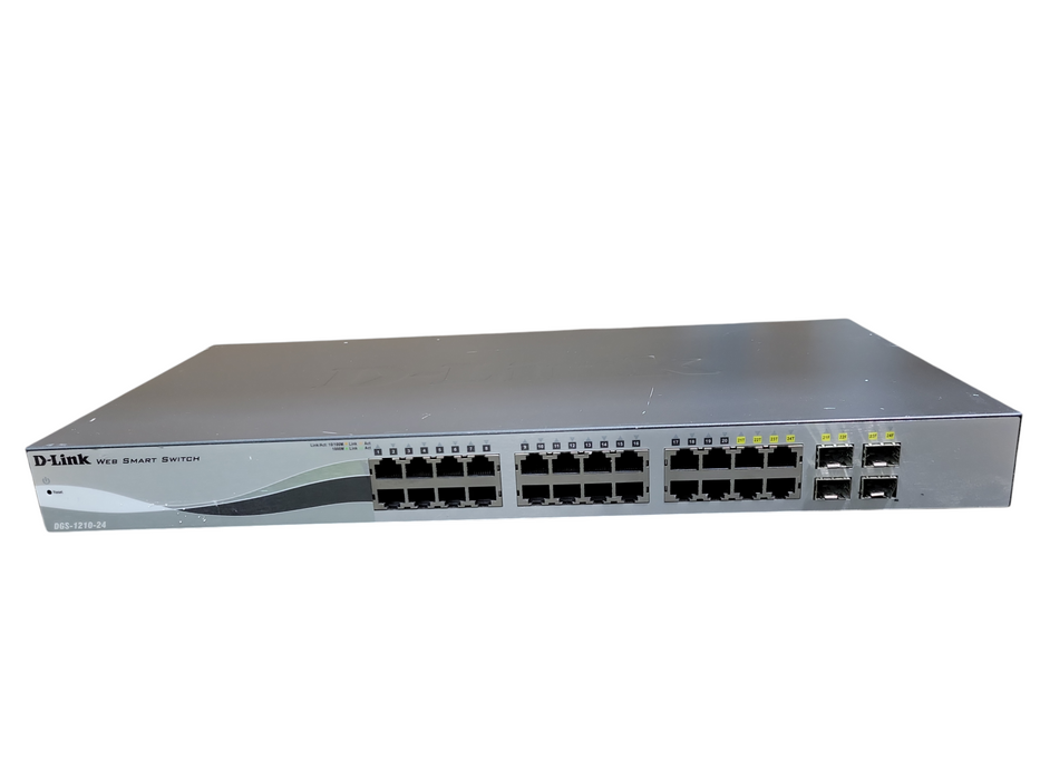 D-Link DGS-1210-24 24-Port Gigabit Web Smart Switch !