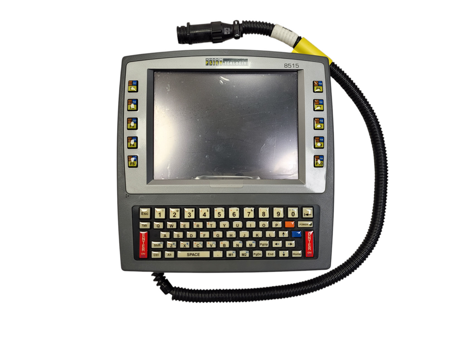 Psion Teklogix 8515 Vehicle Terminal Vehicle Mount Computer Bar Code READ $