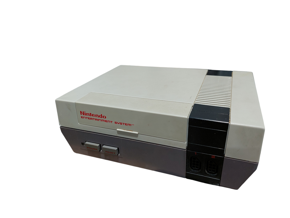 Nintendo NES Original with 3 Controllers , Cables & Game Genie ( Parts )  =