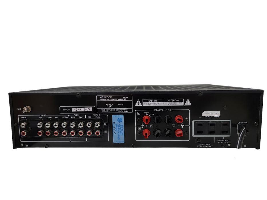 Kenwood KA-95 Stereo Integrated Amplifier