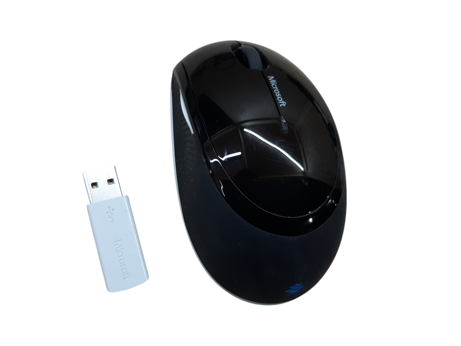 Microsoft Wireless Mouse 5000,  5 Button, Model 1387, w/ Dongle