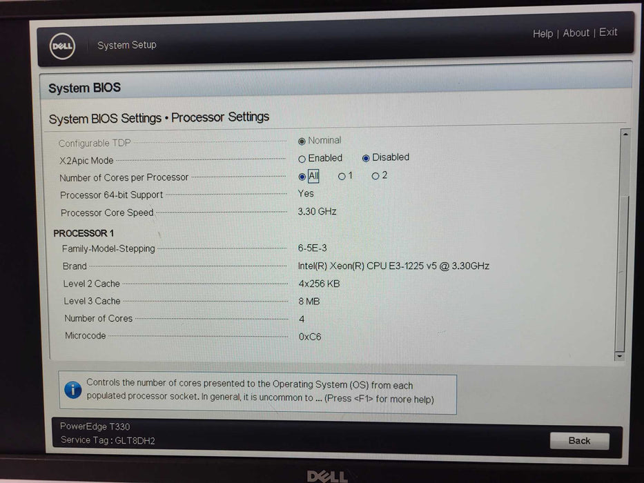 Dell PE T330 Xeon E3-1220 v5 @ 3.00GHz 16GB DDR4 H330 1x 495W PSU Q $