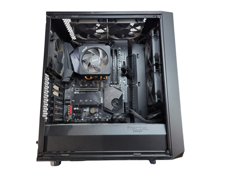 AMD Ryzen 7 3700X GIGABYTE X570 AORUS ELITE 16GB DDR4 NO HDD 750W PSU %