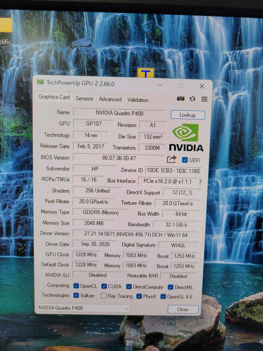 NVIDIA QUADRO P400 2GB PCIE  %