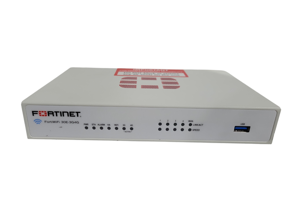 FortiGate Fortinet FG-30E-3G4G LTE FW Security Appliance !