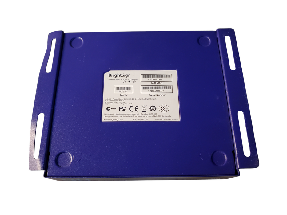 BrightSign HD220 HD Media Player Networked Displays