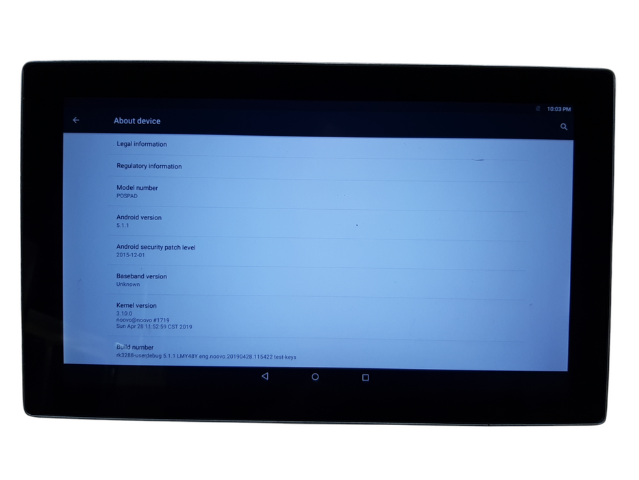 Carmanah Signs Retail Tablets | PD1105S | 11.6" Android Countertop Tablet