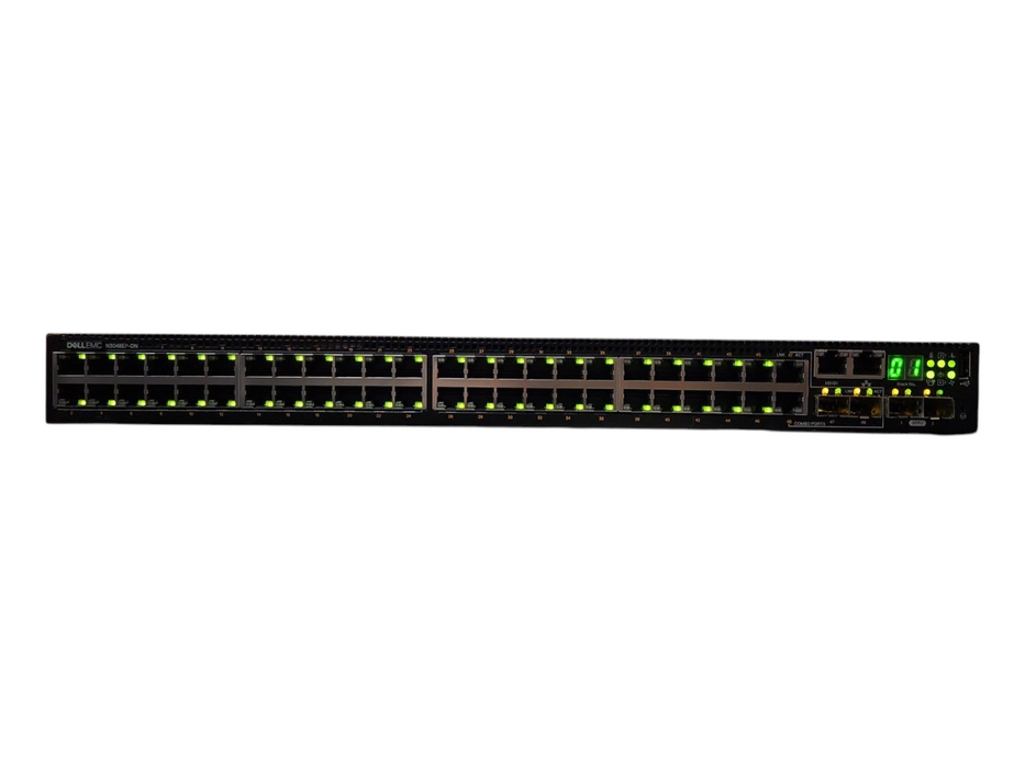 Dell EMC N3048EP-ON 48x 1GbE Managed PoE+ Switch w/ 1x 1100W PSU