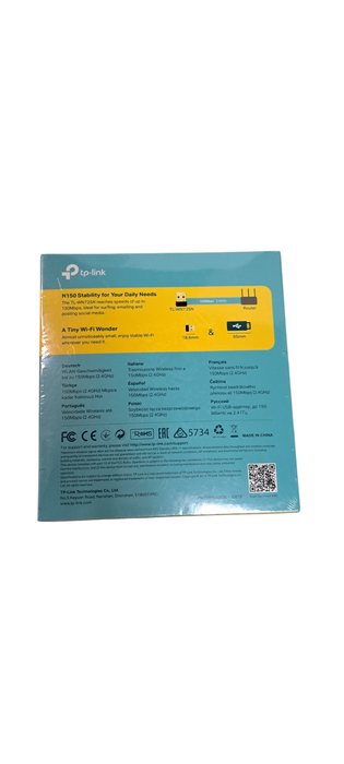 TP-Link USB WiFi Adapter for PC(TL-WN725N), N150 Wireless Network Adapter Q