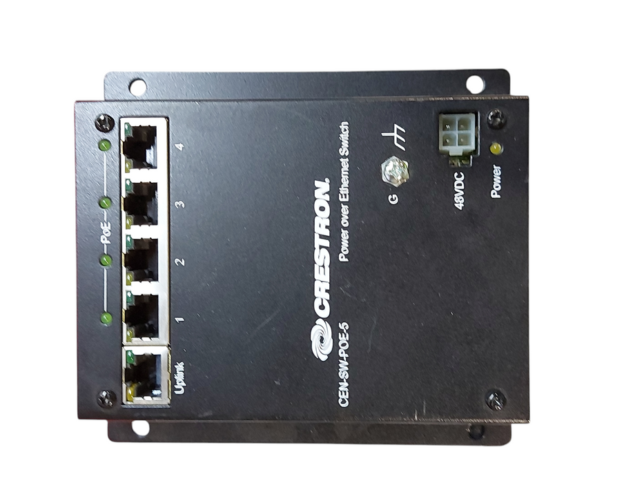 Lot 16x CRESTRON CEN-SW-POE-5 5 Ports Gigabit Network Switch