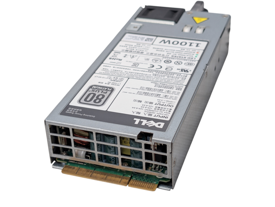 DELL R720 1100W PSU 0GYH9V 12th Gen Server Power Supply 100-240V AC Input  Q-