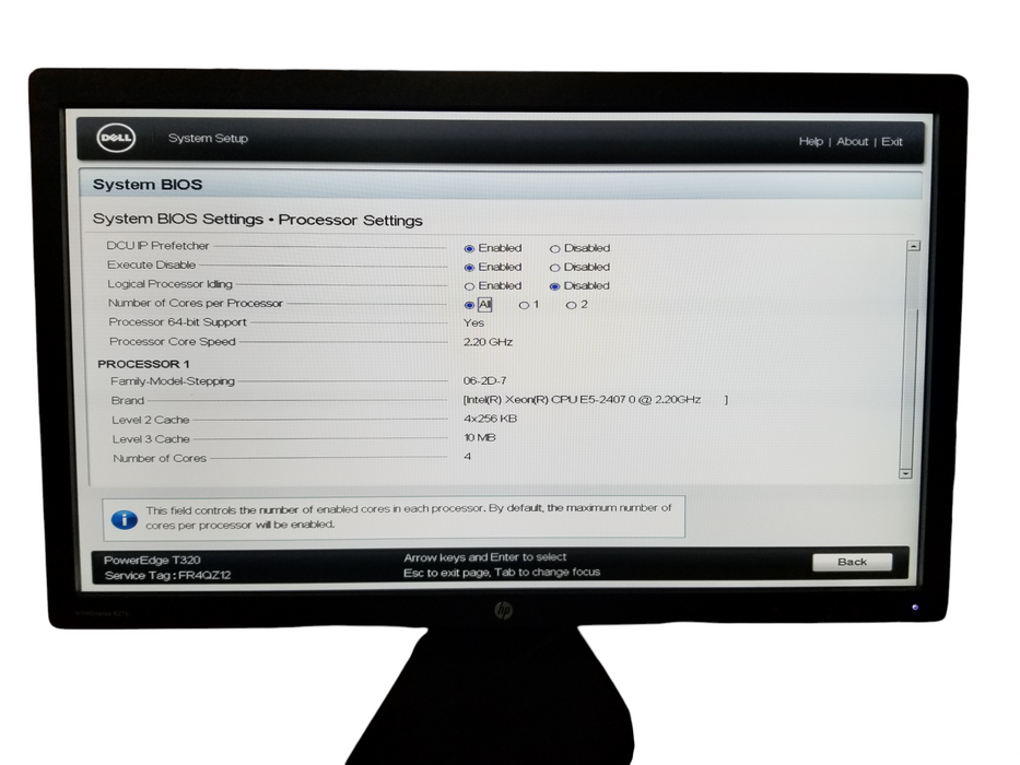Dell PowerEdge T320 Intel Xeon E5-2407 0 2.2GHz 16GB-DDR3 NoHDD PercH710 Q