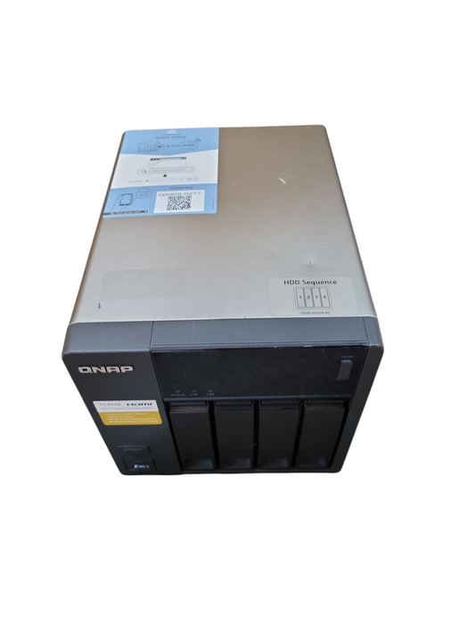 QNAP TS-453A 4-Bay NAS, Celeron N3160 1.60GHz, 4GB RAM w/ 4x 1TB HDDs !