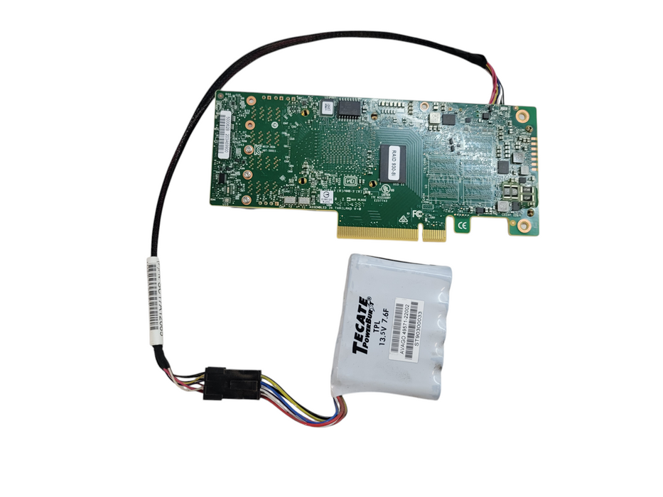 LENOVO 930-8I 12GB SAS/SATA RAID CONTROLLER w/ BATTERY 01KN507  %