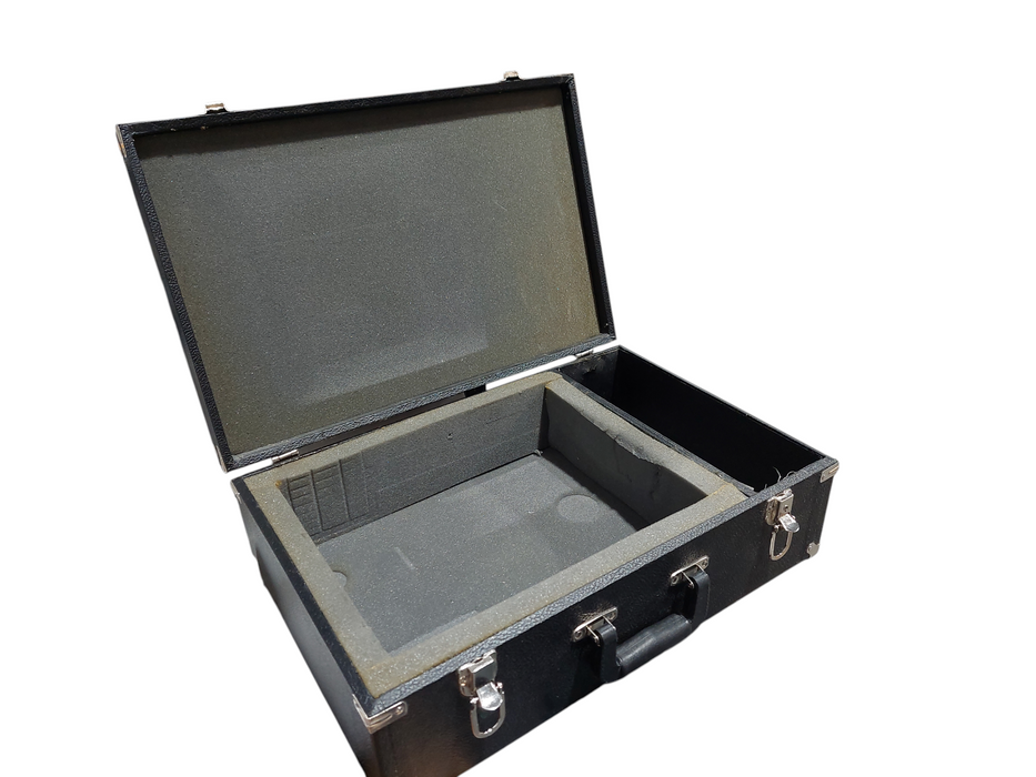 Black Hard Shelled Handled Case with Foam Insert , ( Empty )  =