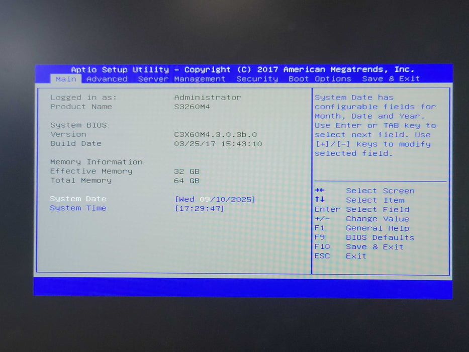 Cisco UCS S3260 60x 3.5" Bay Storage Server 1x UCS-C3K-M4SRB 64GB DDR4 SEE _