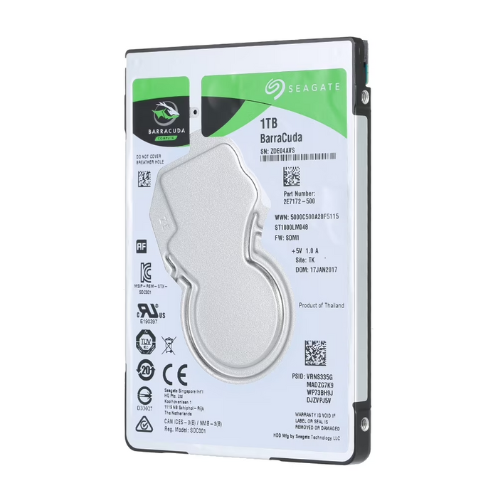 Lot of 11x 1TB 7mm 2.5" Sata HDD - Assorted Brand/Models Q