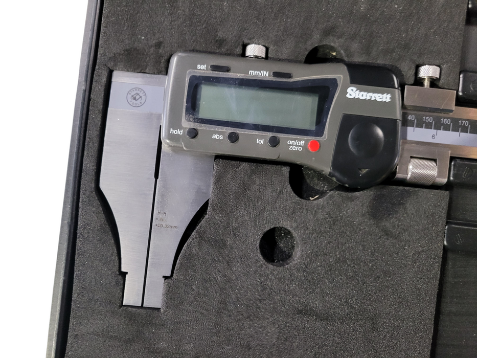 Starrett 799az-24/600 Digital Caliper, 24", 600mm, .0005"/0.01mm