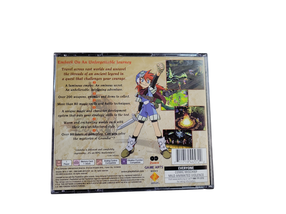 Grandia - Playstation Complete  %