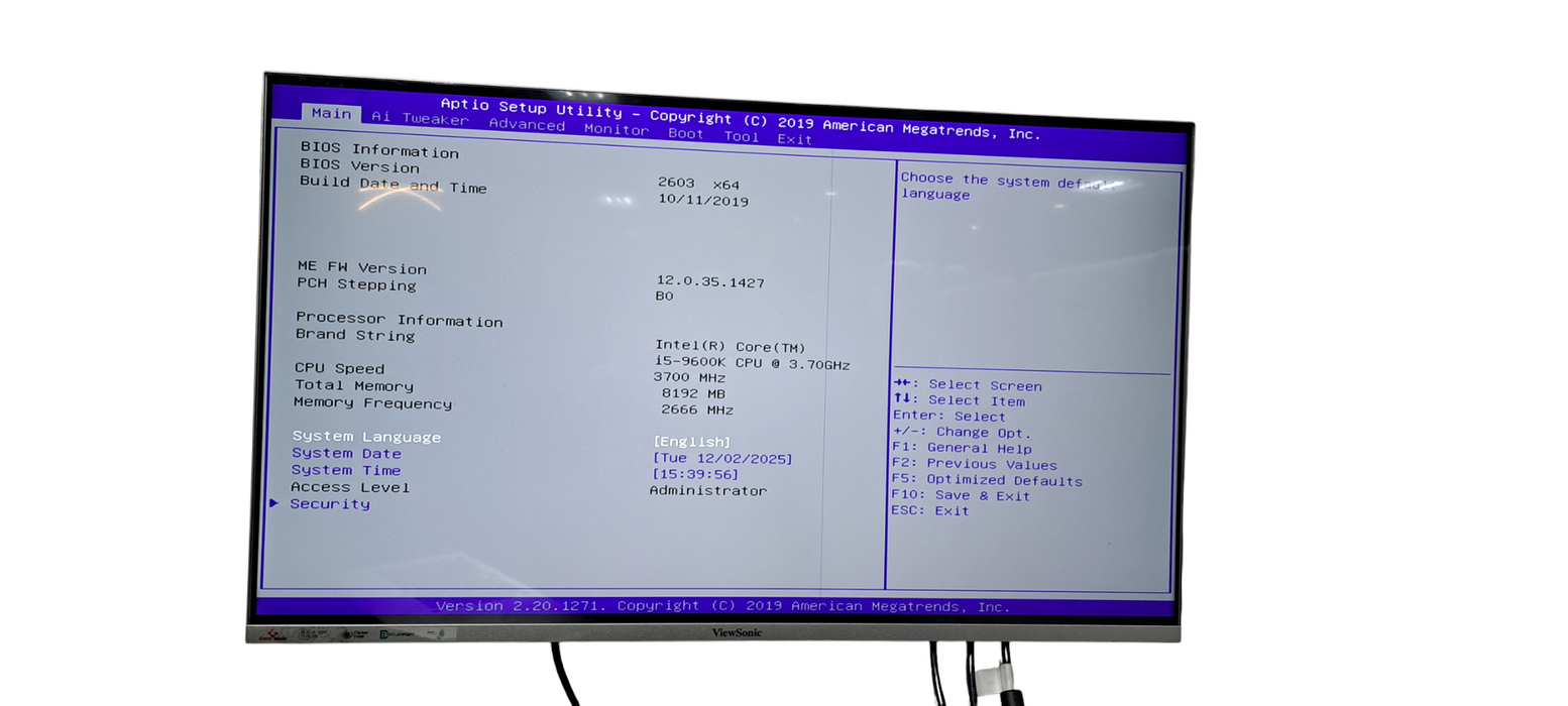 Custom PC i5-9600K|8GB DDR4|256GB NVMe|Prime B350M-C|GTX 1050 2GB