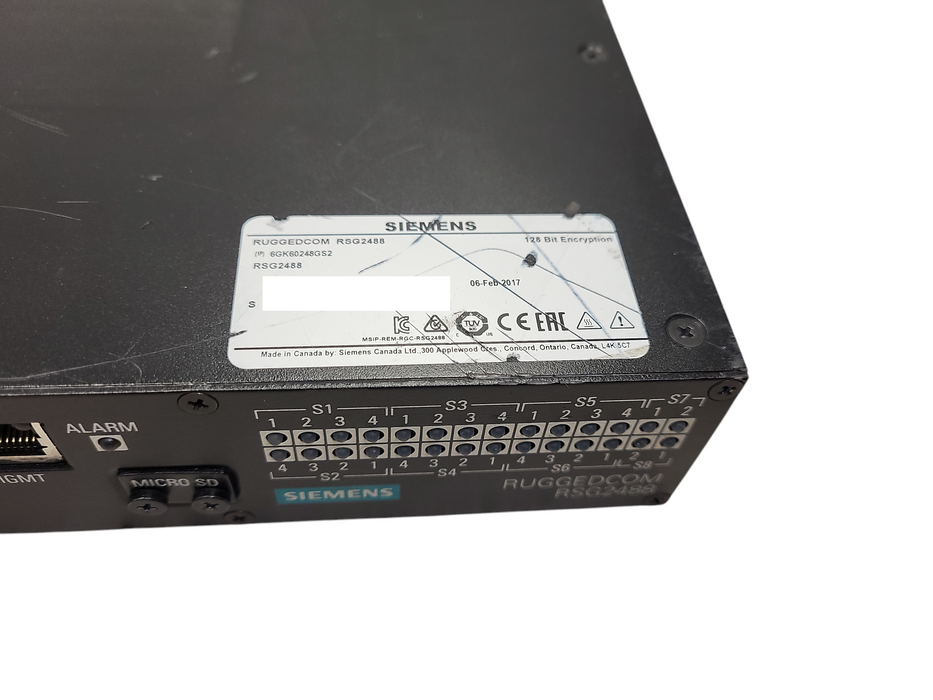 Siemens RUGGEDCOM RSG2488 rack mount switch w/ 24x SFPs $