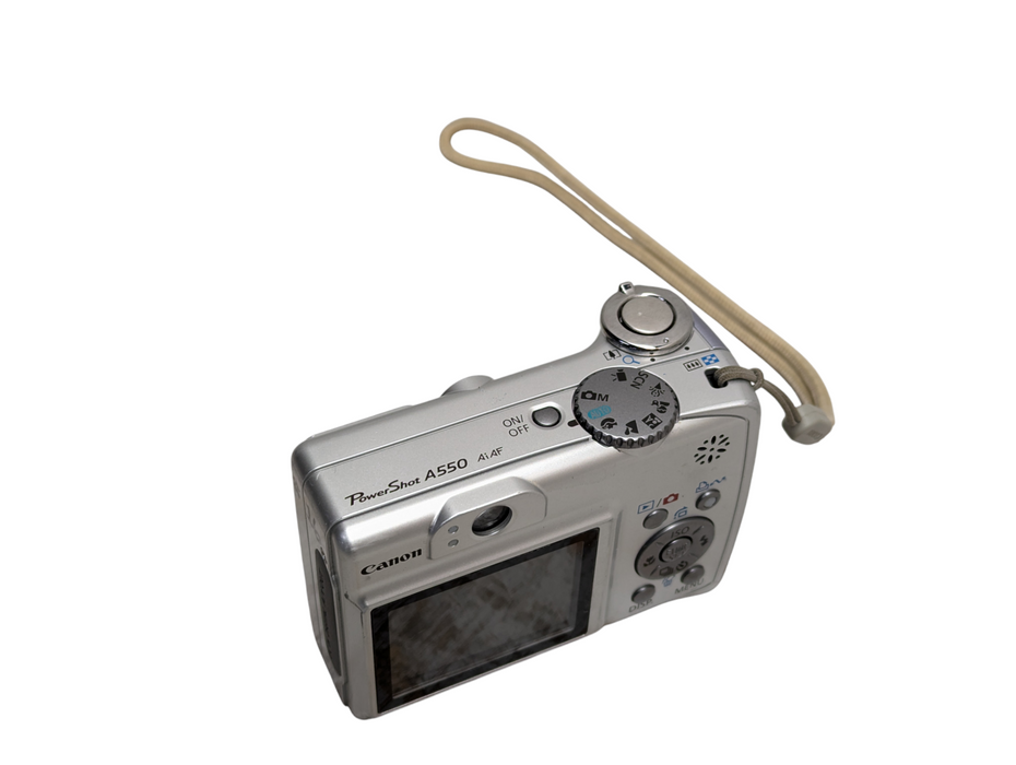 Canon PowerShot A550 AiAF 4x Optical Zoon 7.1 MegaPixels Digital Camera  Q-